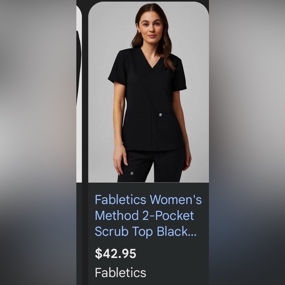 Fabletics Navy Blue women’s Scrubs Small/XSmall - Picture 9 of 10